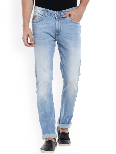 

SPYKAR Men Blue Straight Fit Low-Rise Clean Look Jeans