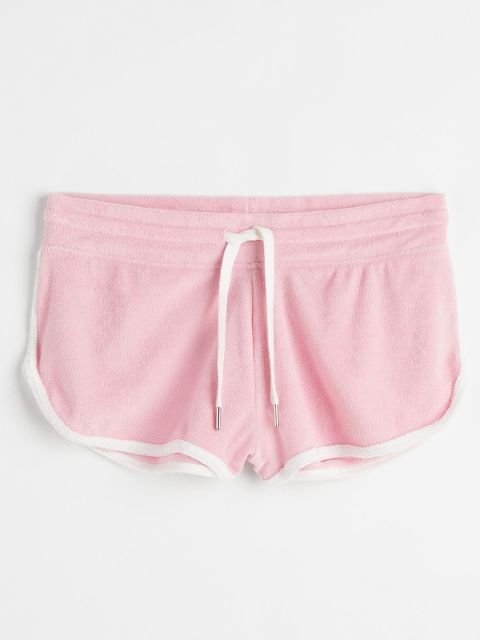 

H&M Women Pink Terry Hotpants