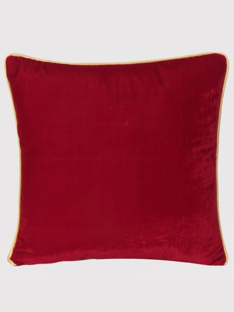 

OUSSUM Maroon Velvet Square Cushion Covers
