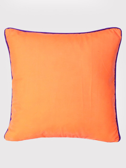 

OUSSUM Orange & Purple Velvet Square Cushion Covers