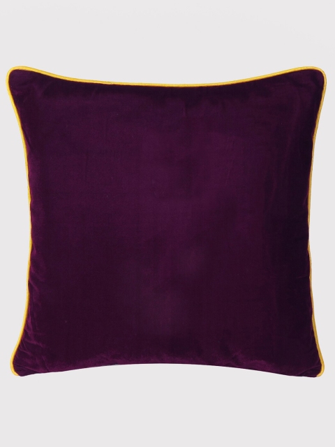 

OUSSUM Red & Yellow Velvet Square Cushion Covers