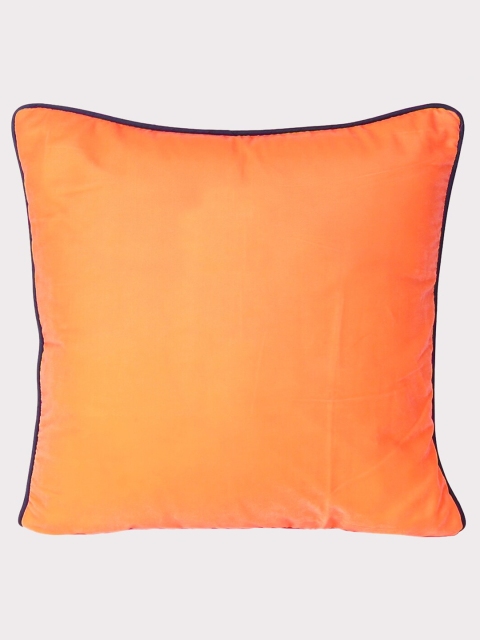 

OUSSUM Orange & Blue Velvet Square Cushion Covers