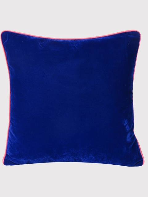 

OUSSUM Blue & Pink Velvet Square Cushion Covers