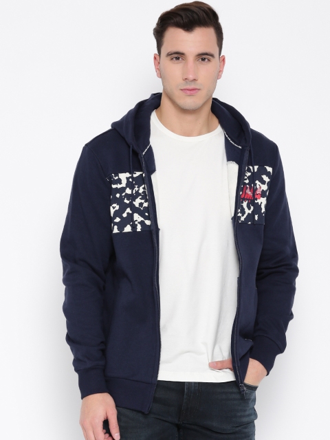 

Puma Full Zip Navy Full Zip Hooded Sweatshirt, Navy blue