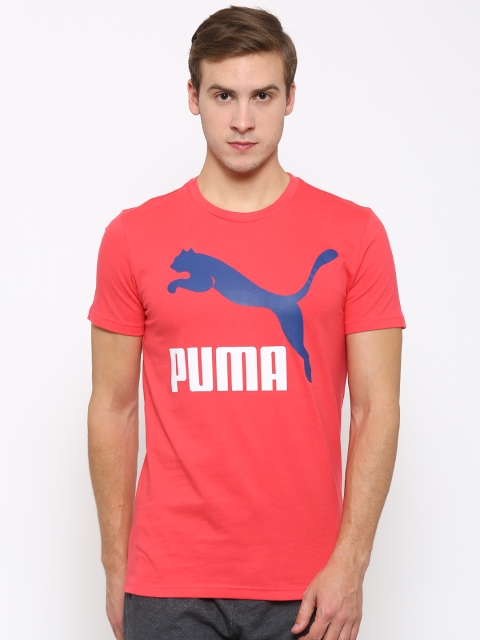 

PUMA Pink Printed Slim Fit T-shirt
