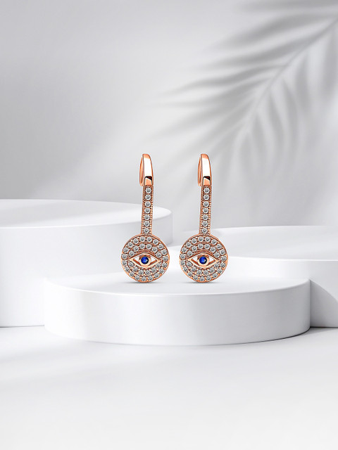 

SILBERRY Silver-Toned Contemporary Drop Earrings