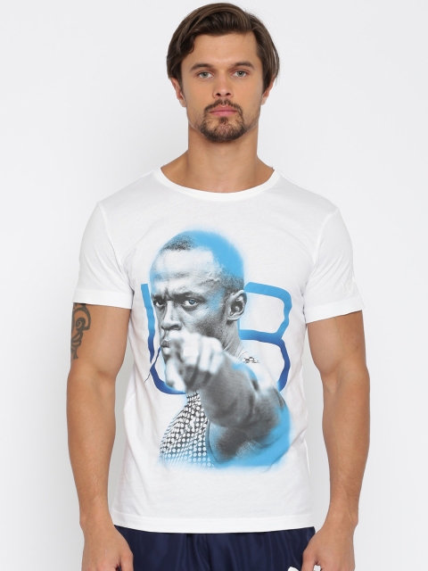 

Puma Men White Printed T-shirt
