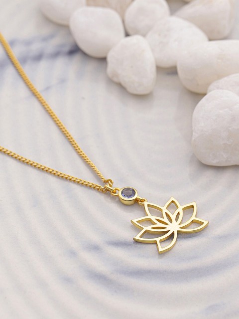 

EK BY EKTA KAPOOR Gold-Toned & Blue Brass Necklace