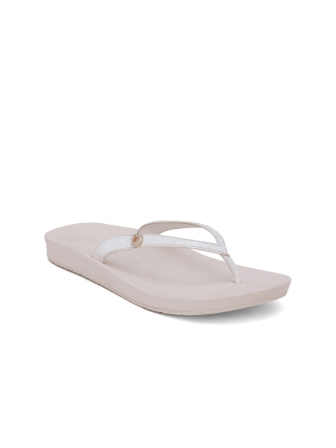 

Sherrif Shoes Women White Thong Flip-Flops