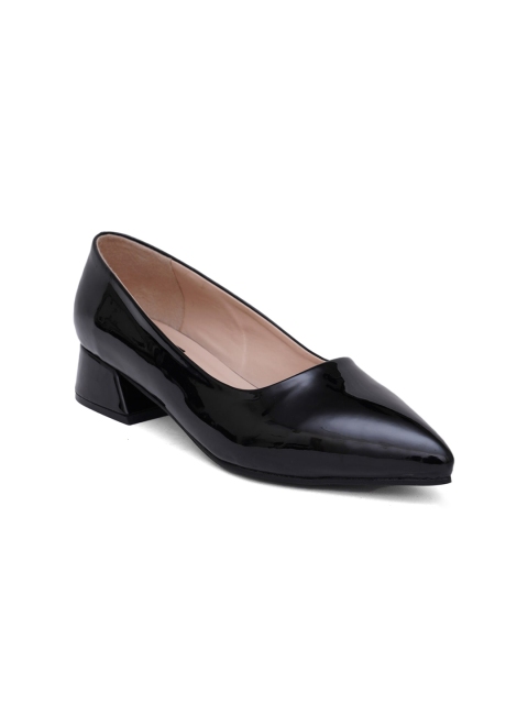 

Sherrif Shoes Black Party Block Pumps