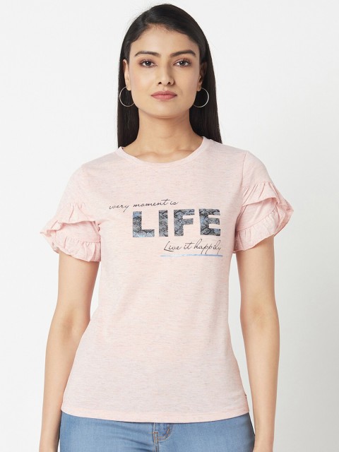 

Miss Grace Pink Print Top