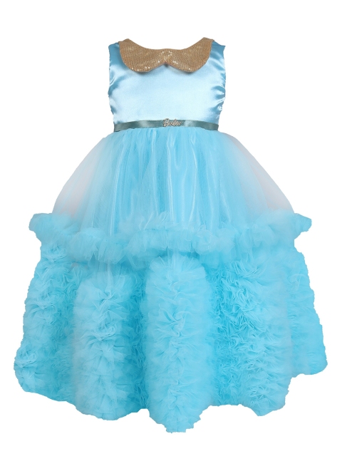 

Barbie by Many Frocks & Blue Peter Pan Collar Net Dress