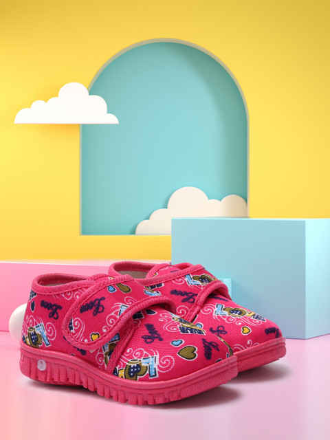 

FAST TRAX Unisex Kids Pink Textured Sneakers
