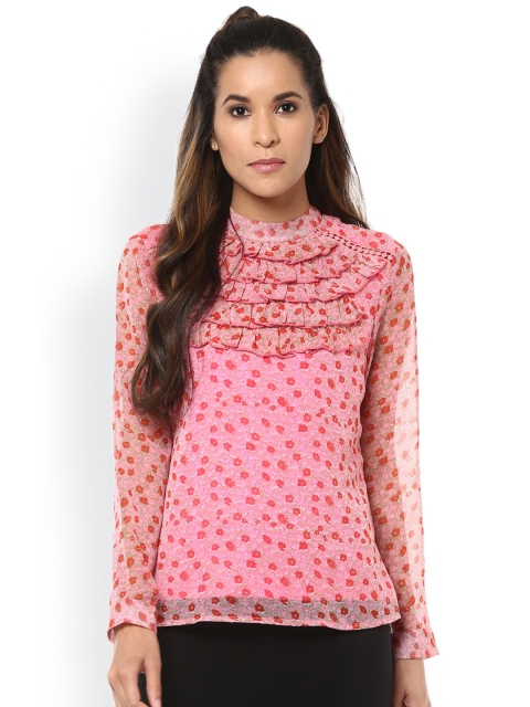 

Harpa Women Pink Floral Print Top