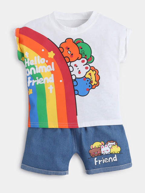 

Hopscotch Boys White Clothing Set