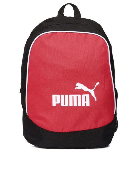 

PUMA Men Black & Red Team Backpack Plus Printed Laptop Backpack