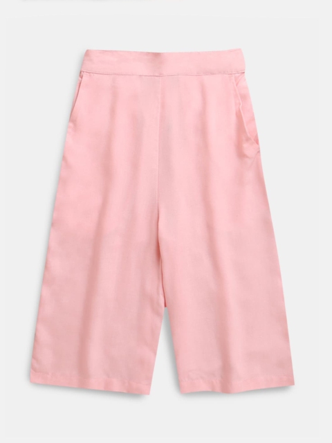 

Hopscotch Girls Peach-Coloured Culottes Trouser