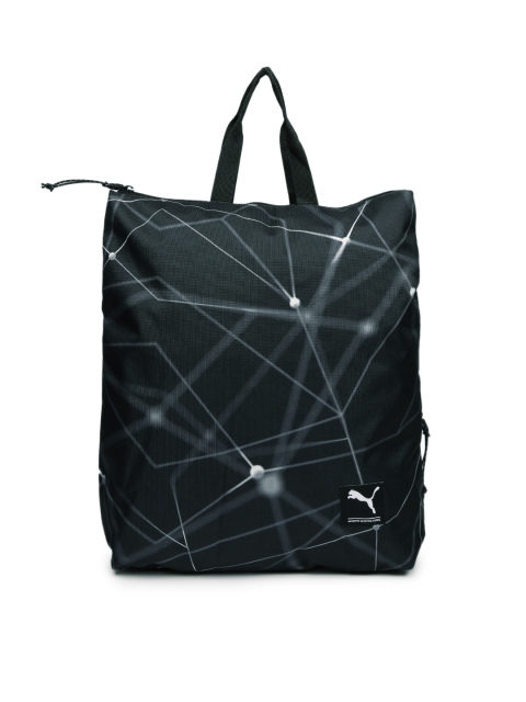 

PUMA Unisex Black Printed Academy II Backpack