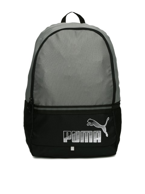 

PUMA Unisex Grey & Black Colourblocked Phase II Backpack