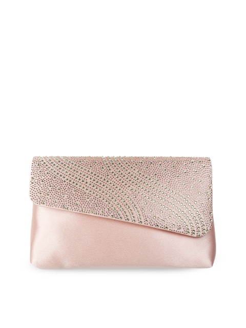 

Metro Pink Embellished Envelope Clutch