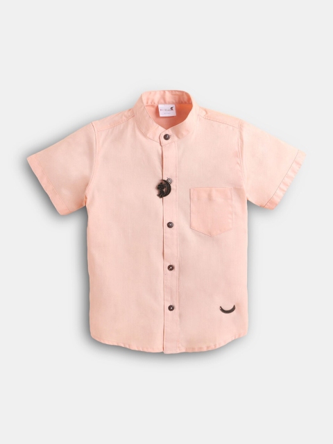 

Hopscotch Boys Pink Casual Shirt