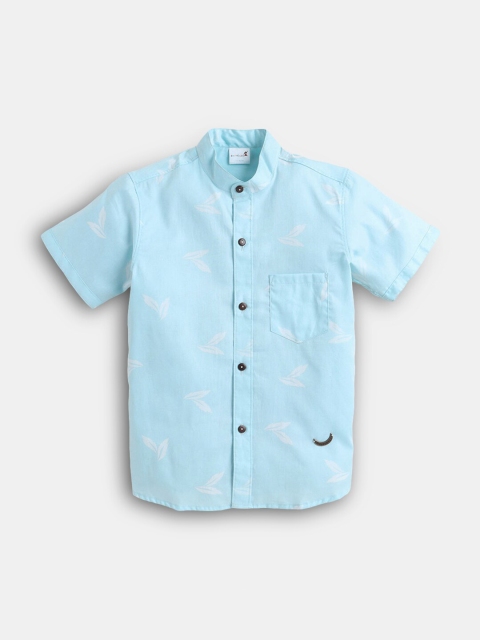

Hopscotch Boys Blue Casual Shirt