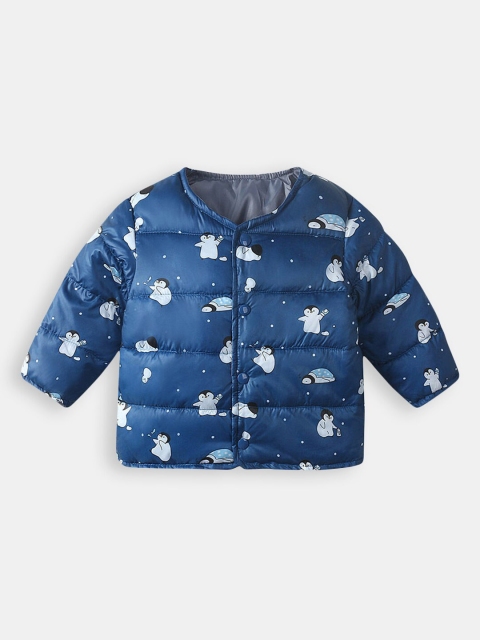 

Hopscotch Boys Blue Crop Puffer Jacket
