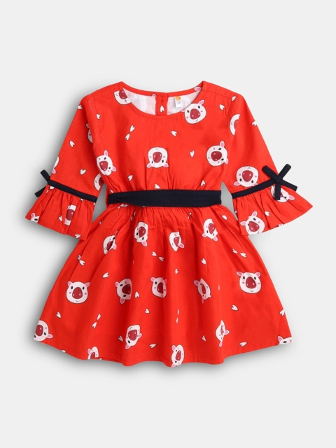

Hopscotch Kids Red Dress