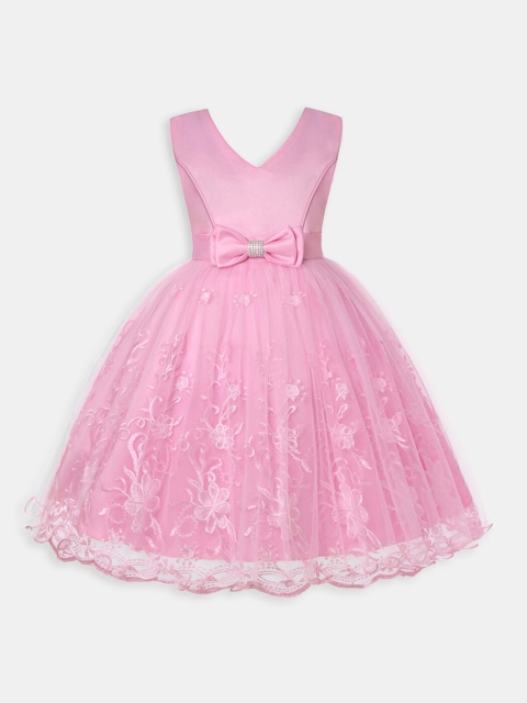 

Hopscotch Pink Embellished Dress