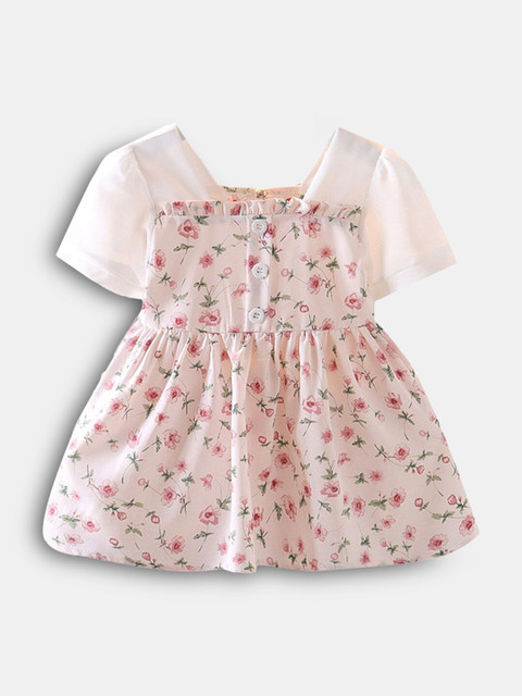 

Hopscotch Pink Floral Dress