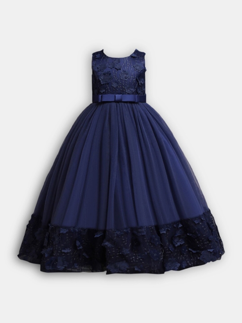 

Hopscotch Navy Blue Floral Dress