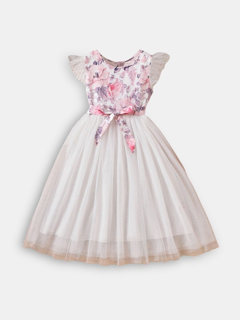 

Hopscotch White Floral Dress