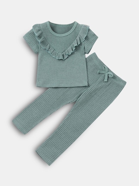 

Hopscotch Girls Green T-shirt with Trousers