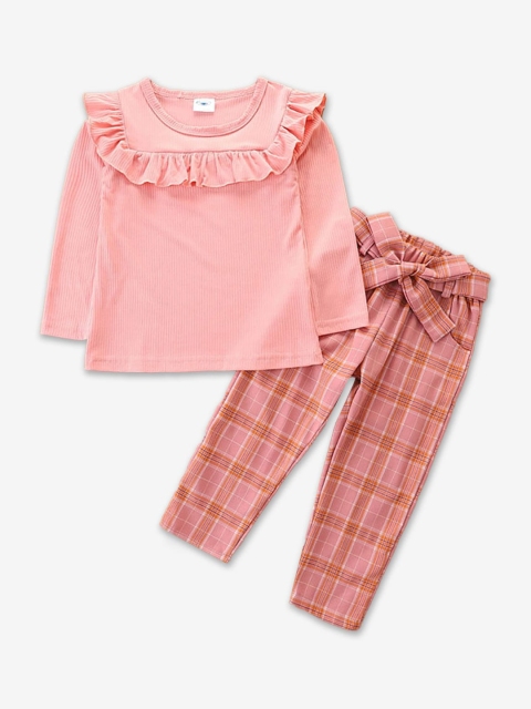 

Hopscotch Girls Pink Top with Trousers