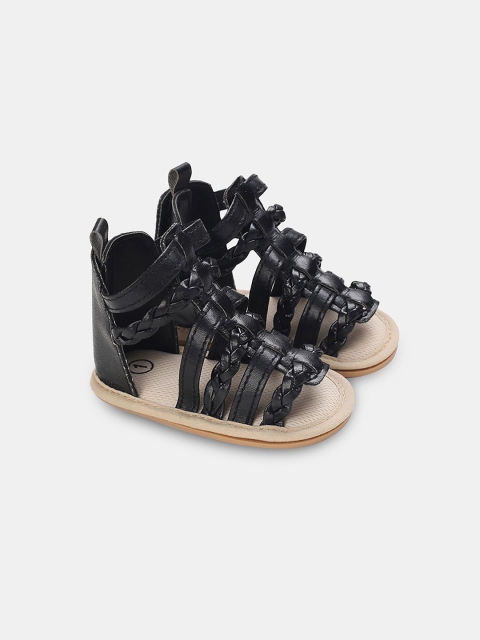 

Hopscotch Girls Black & Brown PU Comfort Sandals