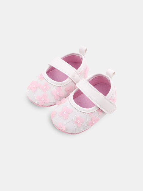 

Hopscotch Girls Pink Embellished Party Ballerinas Flats