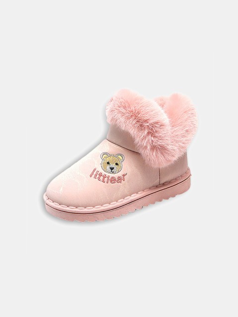 

Hopscotch Girls Pink Animal Applique Snow Boots