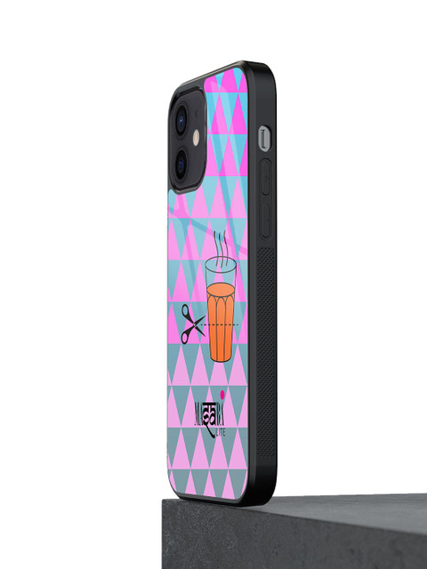 

Macmerise Purple Masaba Cutting Chai Printed iPhone 12 Mini Back Cover