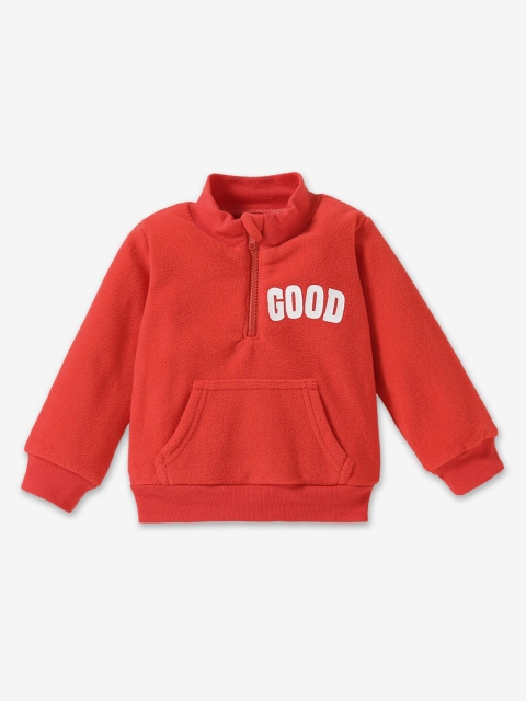 

Hopscotch Girls Red Printed Sweatshirt