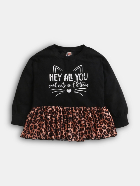 

Hopscotch Girls Black Sweatshirt