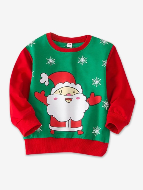 

Hopscotch Boys Red Printed Sweatshirt