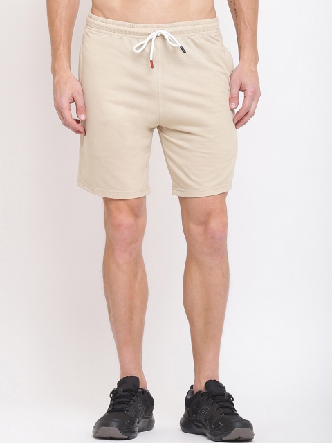 

MKH Men Beige Sports Shorts