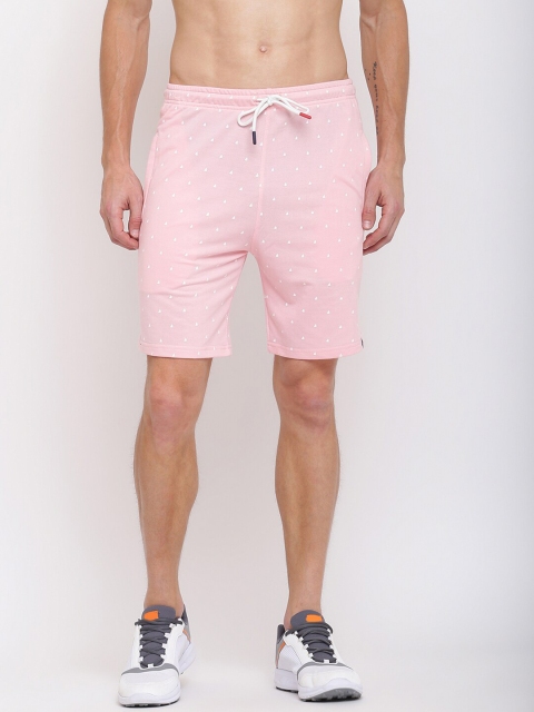 

MKH Men Pink Sports Shorts