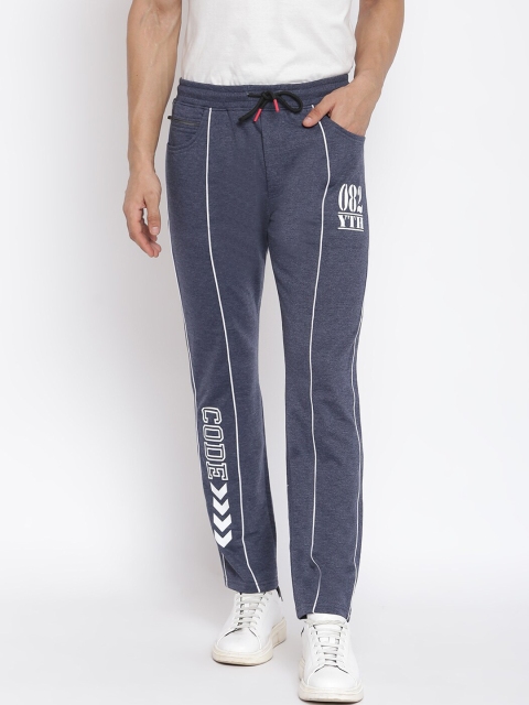 

MKH Men Blue Solid Track Pants