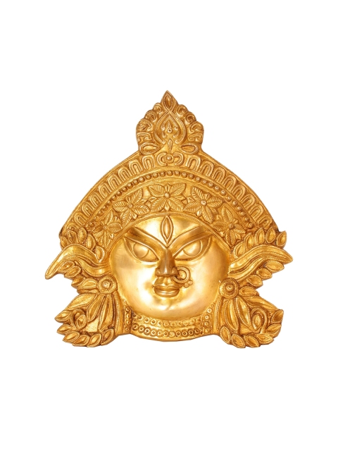 

Exotic India Gold-Toned Goddess Kali Countenance Wall-Hanging Decor