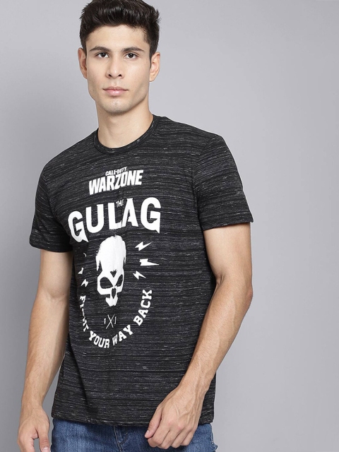 

Free Authority Men Black Typography Call Of Duty Printed T-shirt
