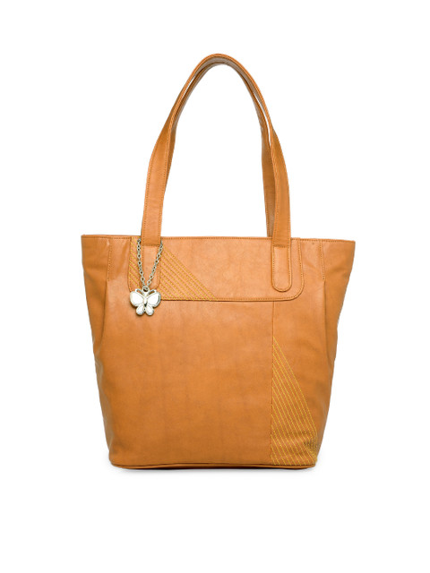 

Butterflies Tan Brown Solid Shoulder Bag