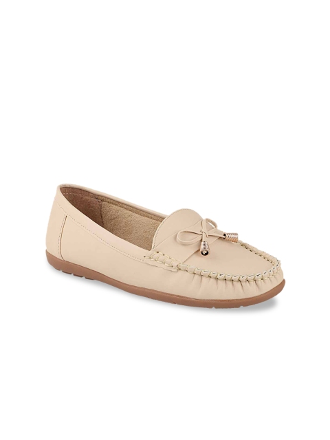 

Stylestry Women Cream-Coloured Ballerinas with Bows Flats