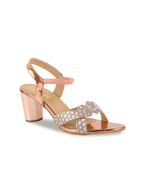

Stylestry Women Pink Party Block Mules