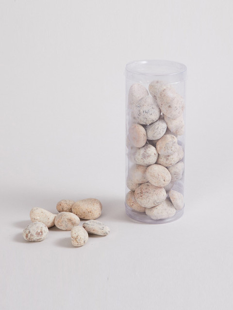 

Home Centre Beige Coloured Textured Natural Stone Sea Shore Pebble Box